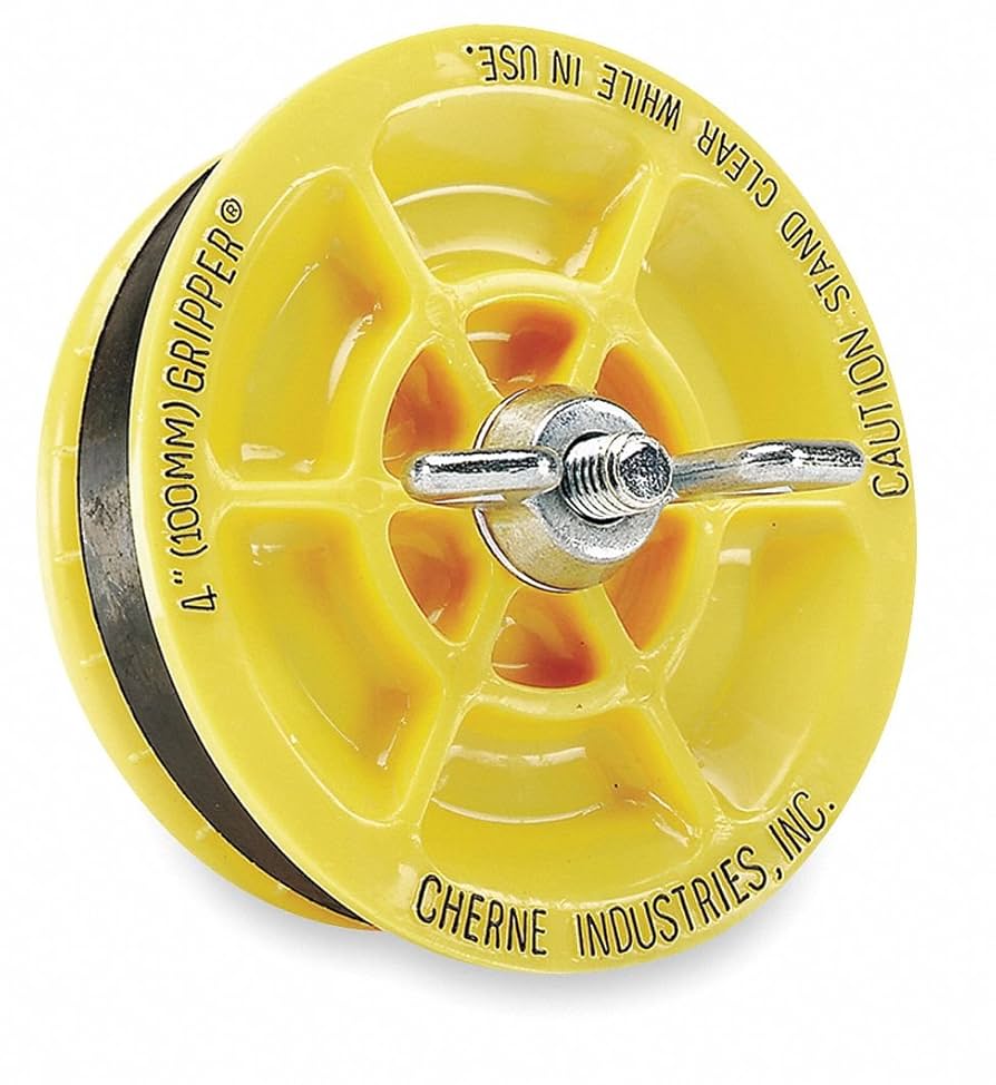 FLOW - しゅんしゅん Amazon.com: Pipe Plug, Mechanical, 8 in, EOP 270288, Yellow